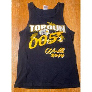 Topgun 005 Worlds 2014 Black Tank Top Mens Size Small